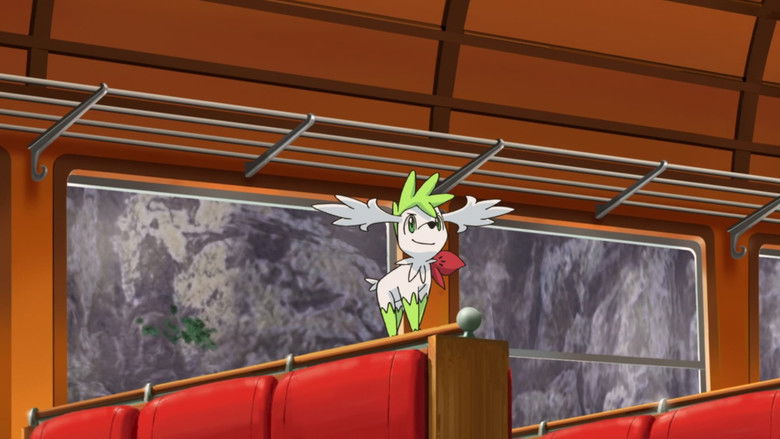 кадр из фильма 劇場版ポケットモンスター ダイヤモンド&パール ギラティナと氷空（そら）の花束 シェイミ