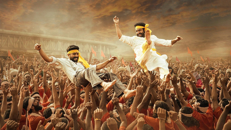 кадр из фильма RRR: Рядом ревёт революция