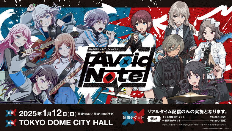 кадр из фильма MyGO!!!!!×トゲナシトゲアリ「Avoid Note」