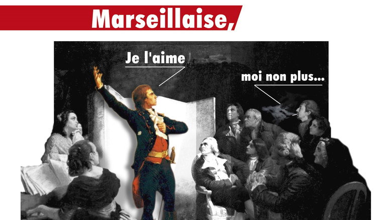 кадр из фильма La Marseillaise, je l'aime moi non plus