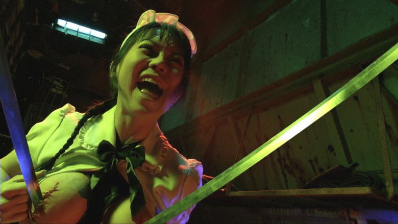 кадр из фильма Отряд девушек-мутантов