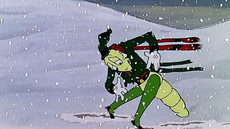 кадр из фильма Кузнечик и муравьи