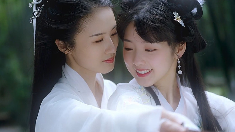 кадр из фильма 呆萌师妹 x 小师姐