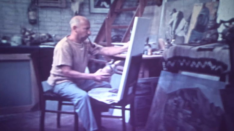 кадр из фильма López Claro, su pintura mural americana