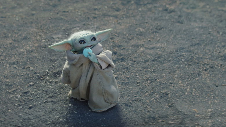 кадр из фильма Мандалорец и Грогу