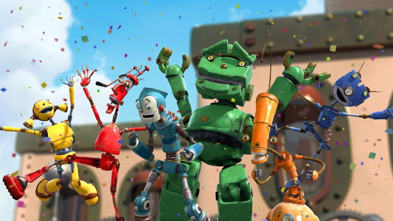 кадр из фильма Роботы