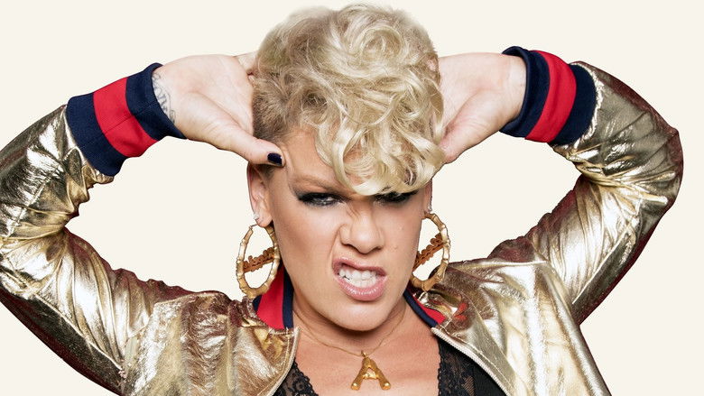 кадр из фильма P!nk — Beautiful Trauma: за кадром