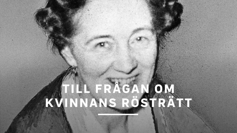 кадр из фильма Till frågan om kvinnans rösträtt