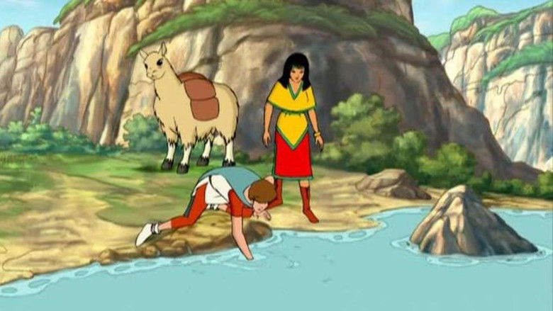 кадр из фильма Esteban et Zia à la recherche des 7 cités d'or