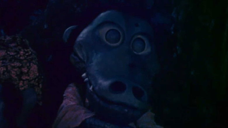 кадр из фильма The Rare Blue Apes of Cannibal Isle