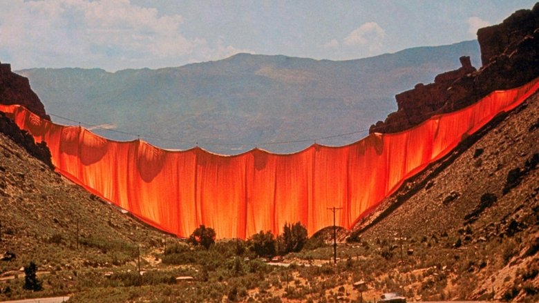 кадр из фильма Christo's Valley Curtain