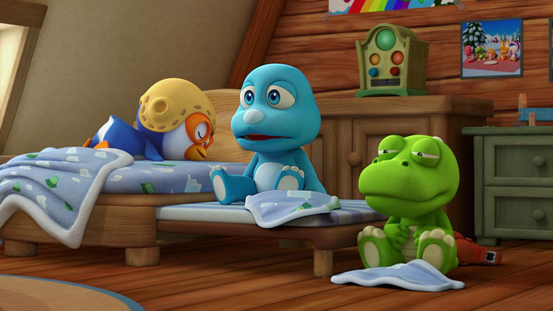 кадр из фильма Пингвинёнок Пороро. Мир динозавров