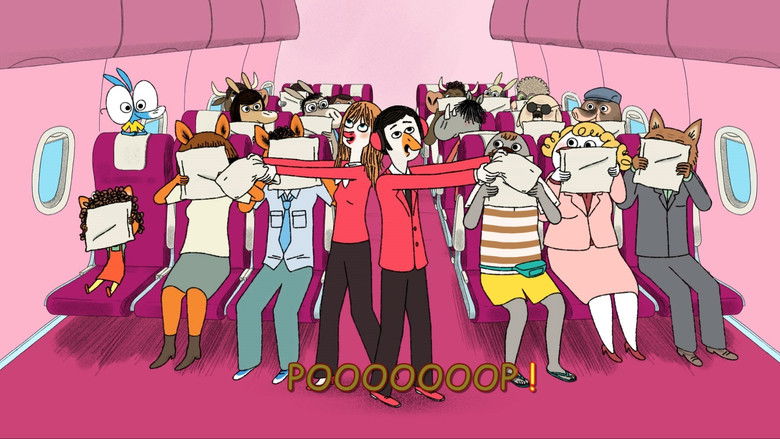 кадр из фильма Ariol prend l’avion (et autres têtes en l’air) !