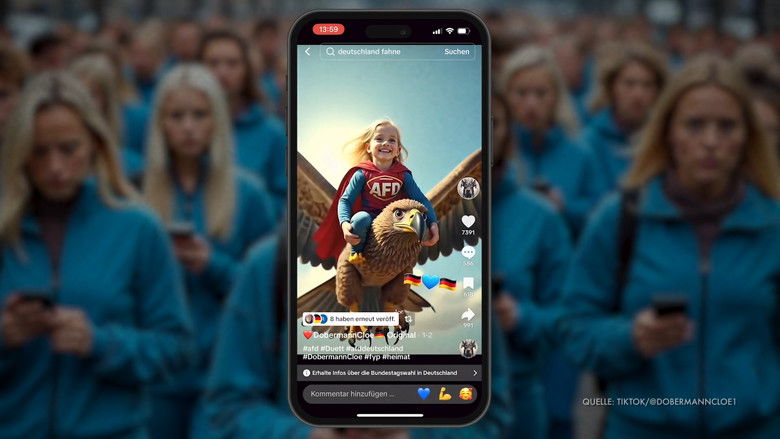 кадр из фильма Die TikTok-Armee der AfD