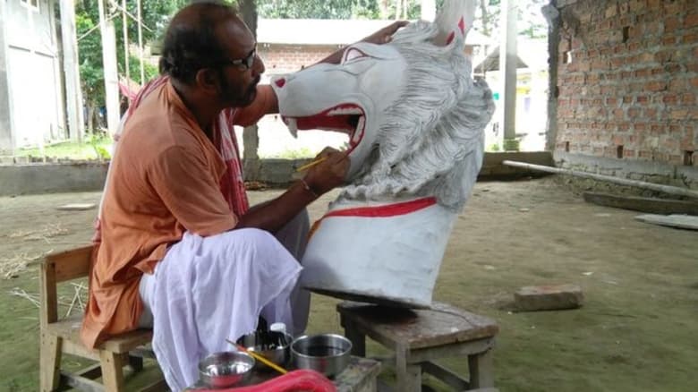 кадр из фильма Mask Art of Majuli