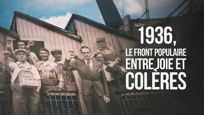 кадр из фильма 1936, le Front Populaire, entre joie et colères