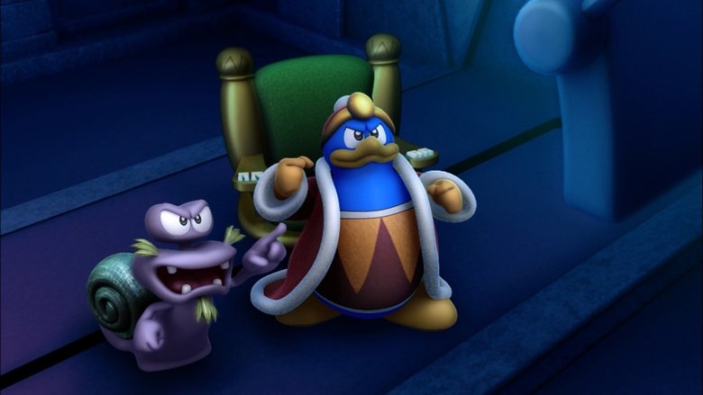 кадр из фильма ほしのカービィ〜特別編とくべつへん〜 倒たおせ!! 甲殻魔獣こうかくまじゅうエビゾウ (Hoshi no Kābyi〜Tokubetsu-hen〜Taose!! Kōkaku Majū Ebizou)