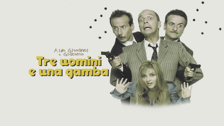 кадр из фильма Трое мужчин и нога