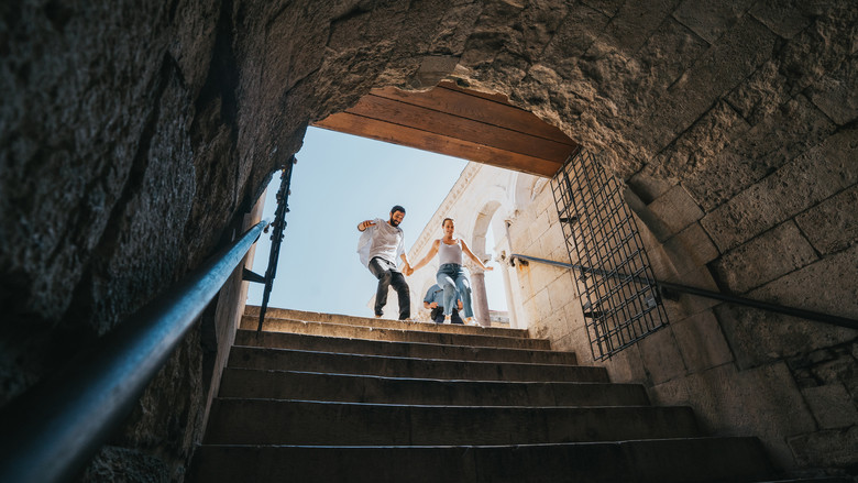 кадр из фильма Поездка на выходные