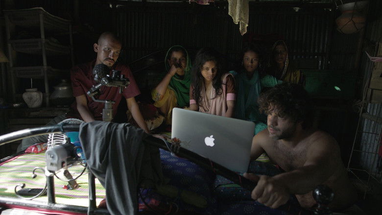 кадр из фильма Могучая Африн во время наводнения