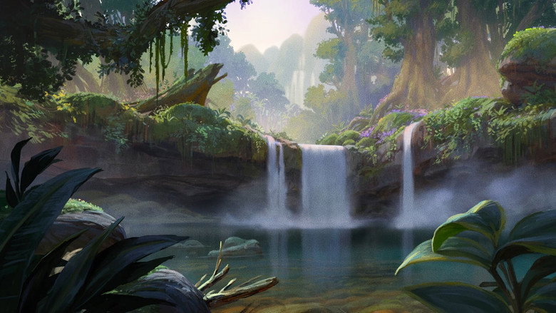 кадр из фильма Gorillaz Present: The Mountain, The Moon Cave and The Sad God