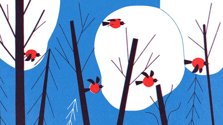 кадр из фильма Бельчонок и санки