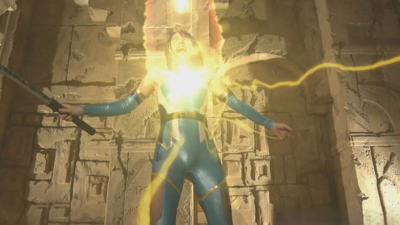 кадр из фильма バーニングアクション スーパーヒロイン列伝42 魔討忍 雷花