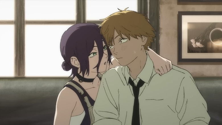 кадр из фильма Человек-бензопила. Фильм: История Резе