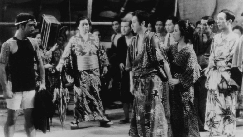 кадр из фильма Повесть о поздней хризантеме