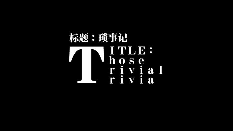 кадр из фильма 琐事记