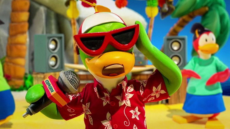 кадр из фильма Club Penguin Monster Beach Party