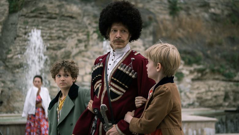 кадр из фильма Новейшие приключения Петрова и Васечкина в горах Кавказа