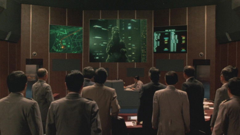 кадр из фильма Годзилла