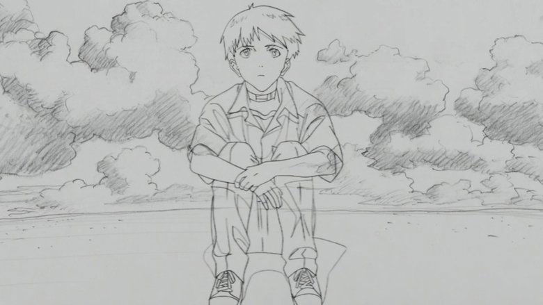 кадр из фильма Евангелион 3.0+1.01: Как-то раз