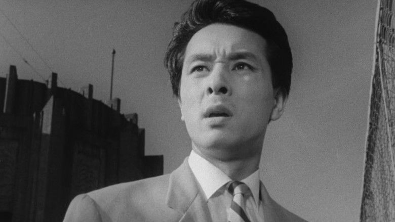 кадр из фильма 透明人間と蝿男