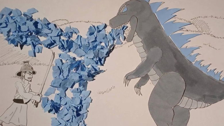 кадр из фильма Le sabre qui vaincra Godzilla