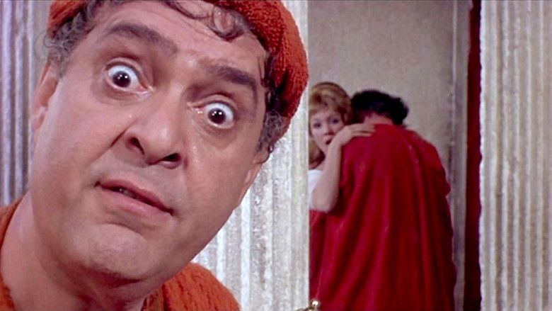 кадр из фильма Смешное происшествие по дороге на Форум