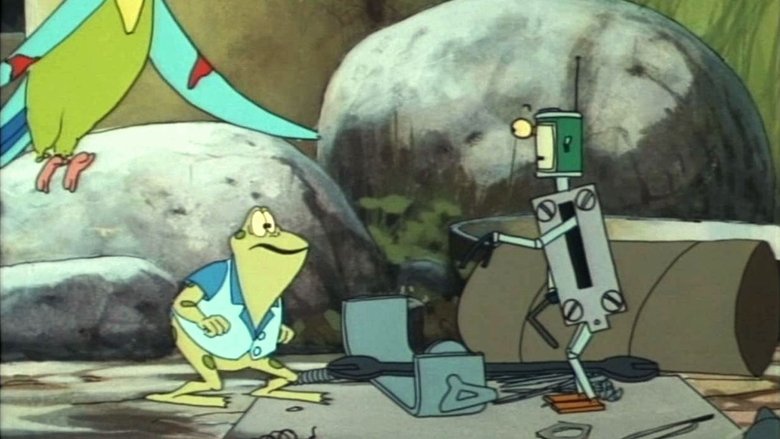 кадр из фильма Kalle Stropp och Grodan Boll på svindlande äventyr