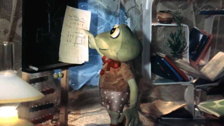 кадр из фильма Лягушонок-изобретатель