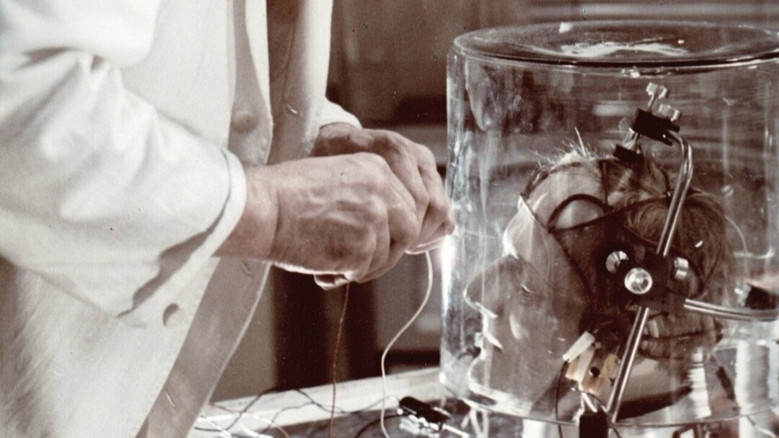 кадр из фильма Завещание профессора Доуэля