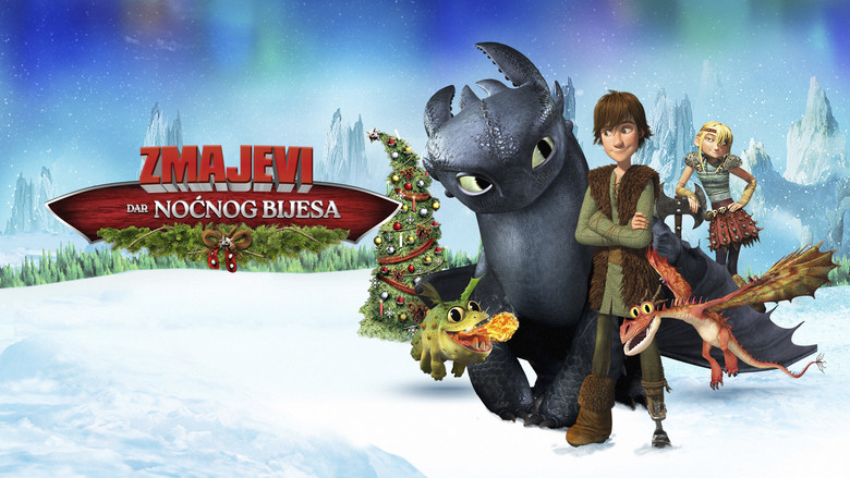 кадр из фильма Драконы: Подарок Ночной Фурии