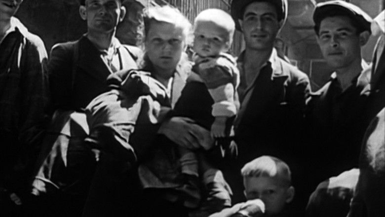 кадр из фильма Les survivants, l'impossible départ après la Shoah