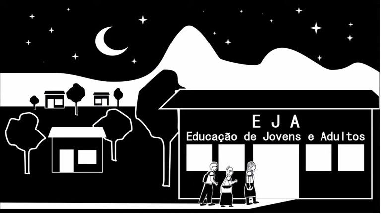 кадр из фильма A gente nunca acha que é demais aprender