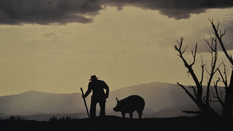 кадр из фильма Война на бобовом поле Милагро