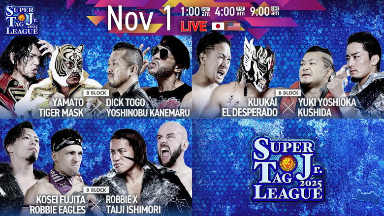 кадр из фильма NJPW Super Junior Tag League 2025 - Day 8