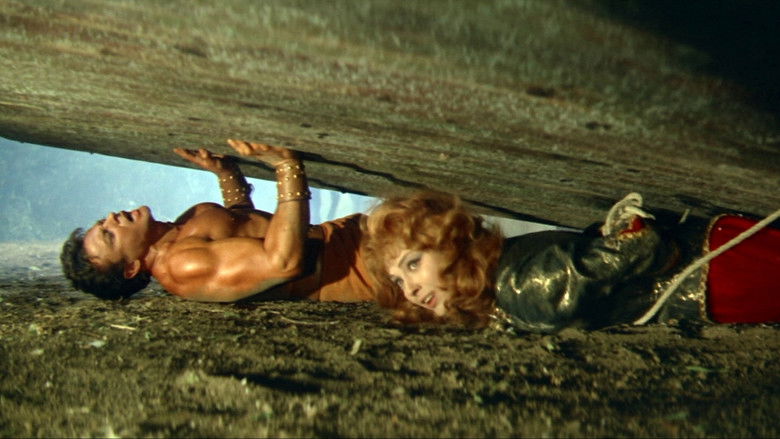 кадр из фильма Maciste nell'inferno di Gengis Khan