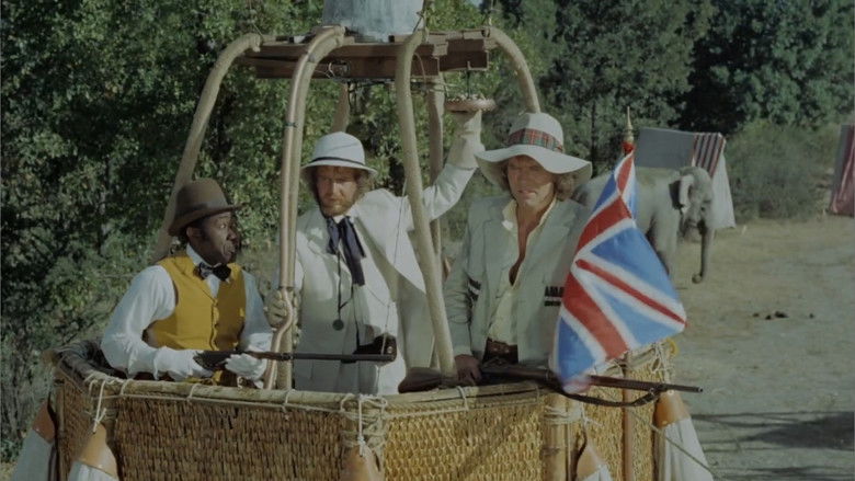 кадр из фильма Фантастическое путешествие на воздушном шаре