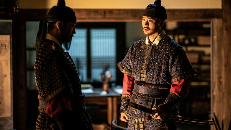 кадр из фильма Битва у острова Хансан