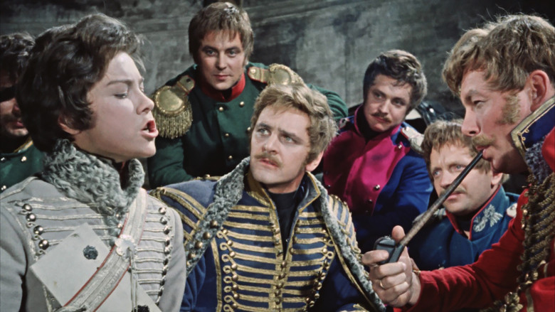 кадр из фильма Гусарская баллада