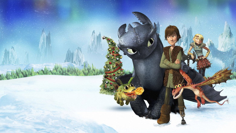 кадр из фильма Драконы: Подарок Ночной Фурии